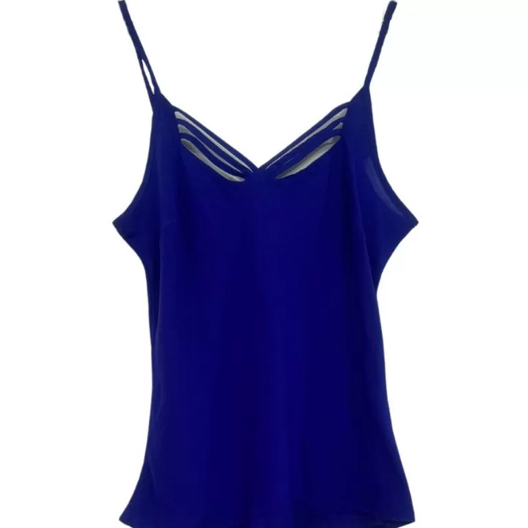 Blusinha Viscolinho Alcinha Regata Com Detalhe na 