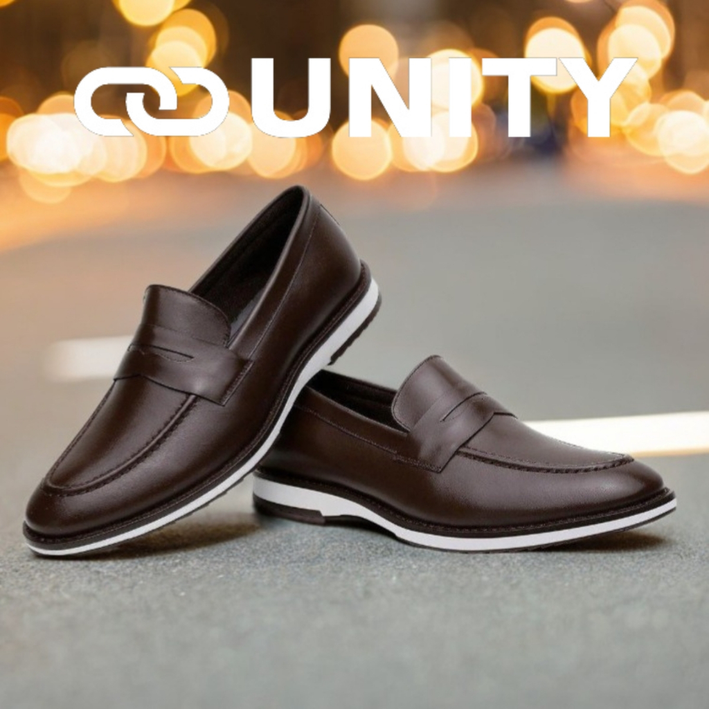 Sapato Mocassim Social Masculino Elegante em Couro Sintético Sport Fino Oxford Confortável Macio Cal