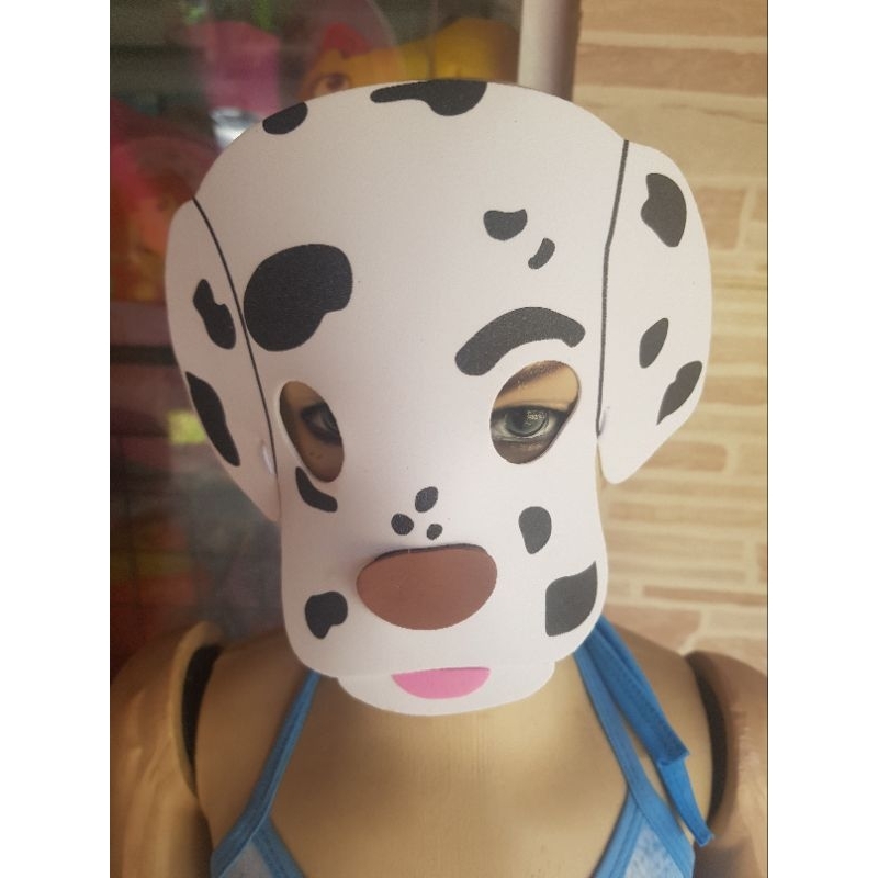 máscara tnt carnaval festas cachorro kit 3 unidades