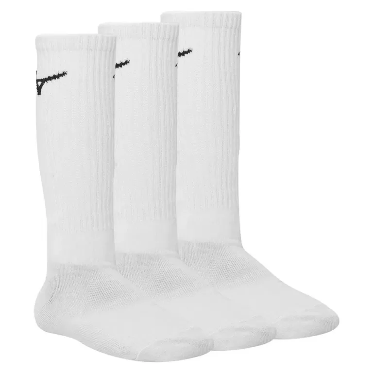Kit Meia Mizuno Cano Alto Training Pacote com 3 pa