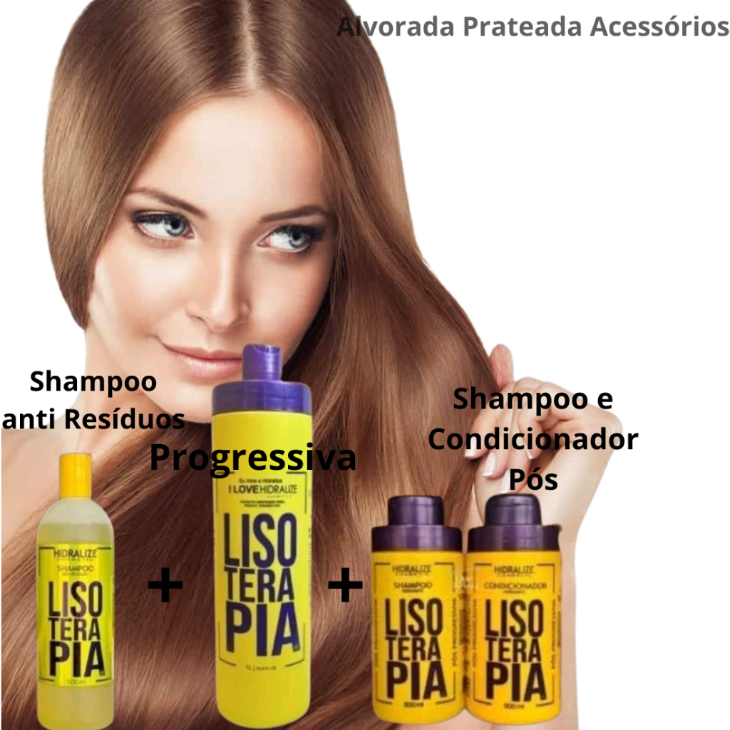 Lisoterapia Hidralize + Shampoo Anti – Resíduos+ Shampoo e Condicionador Pós Barato