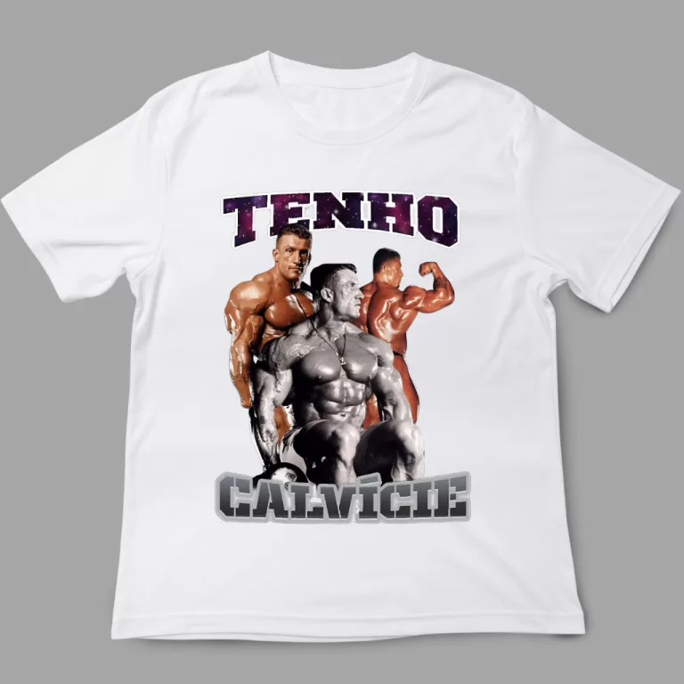 Camiseta Treino academia Meme | tenho calvicie 