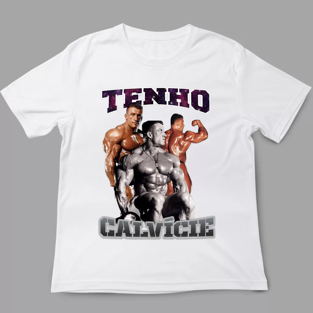 Camiseta Treino academia Meme | tenho calvicie – meme maromba treino