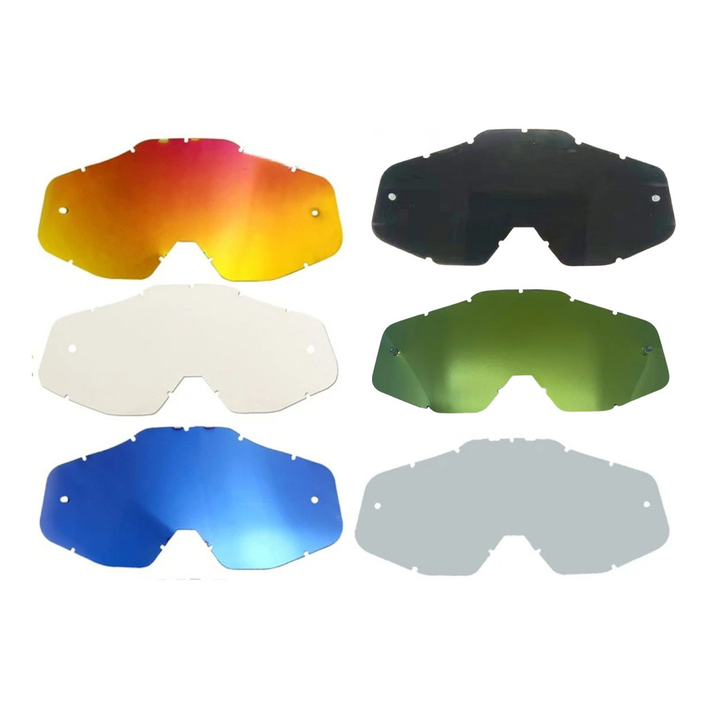 Kit Com 6 Lentes Para Óculos Viseira 100% Importado