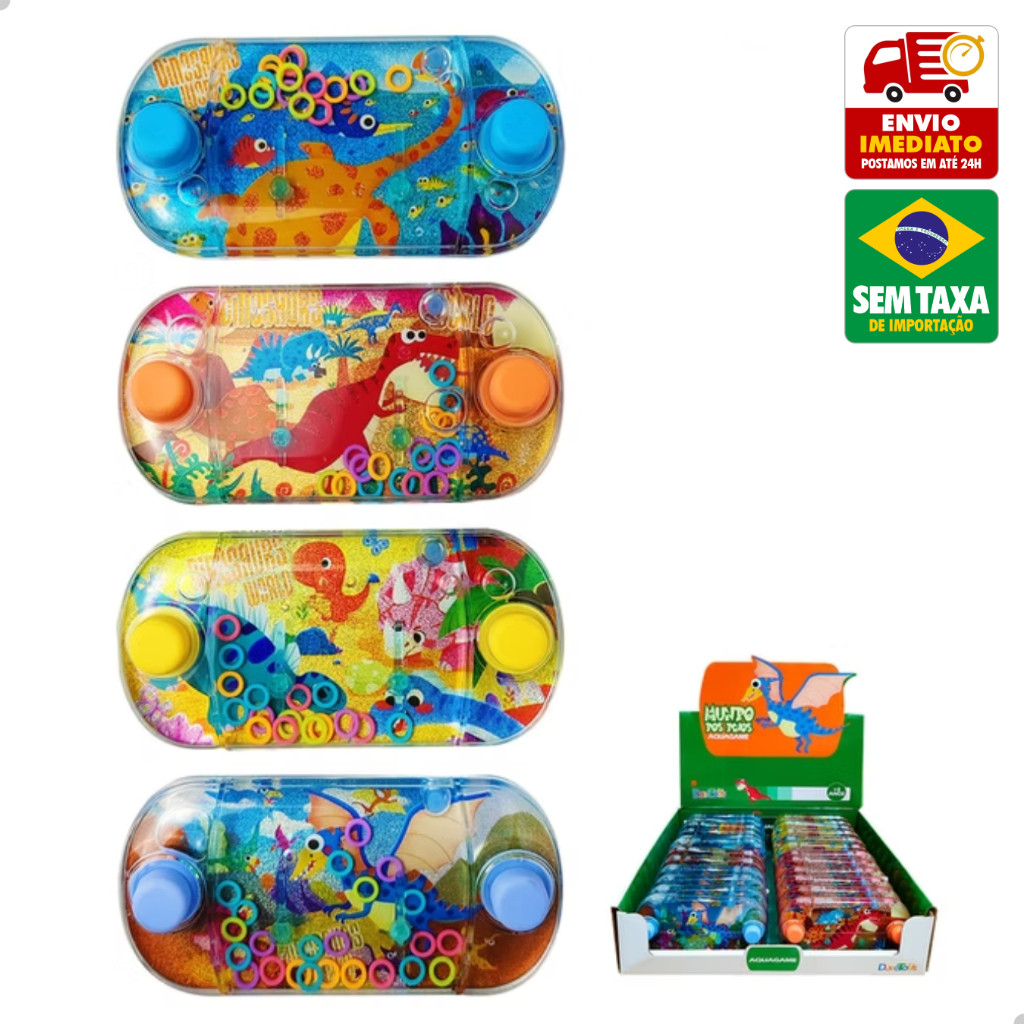 Watergame Dinos Aquaplay Brinquedo Jogo Retrô Dinossauros DuteToys DTY1177