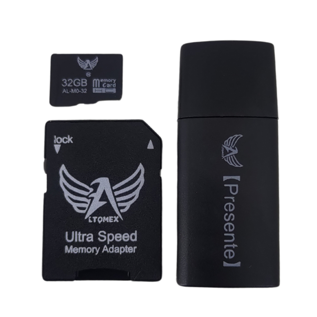 Cartão de Memória com Adaptador USB SD 128GB 32GB Altomex