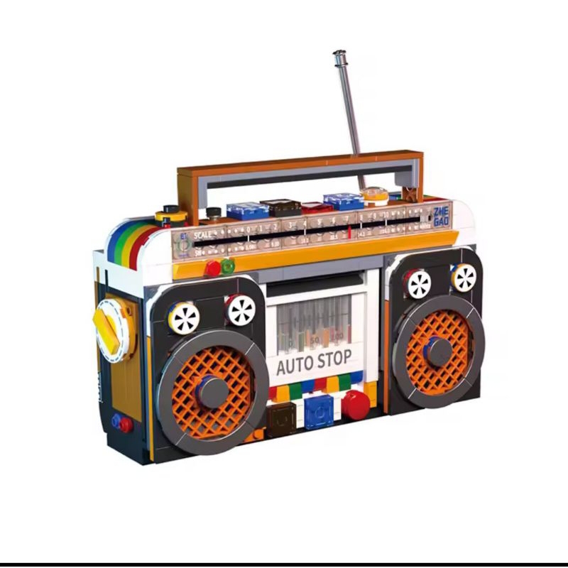 Rádio Retrô de Montar Modelo ZHE GAO