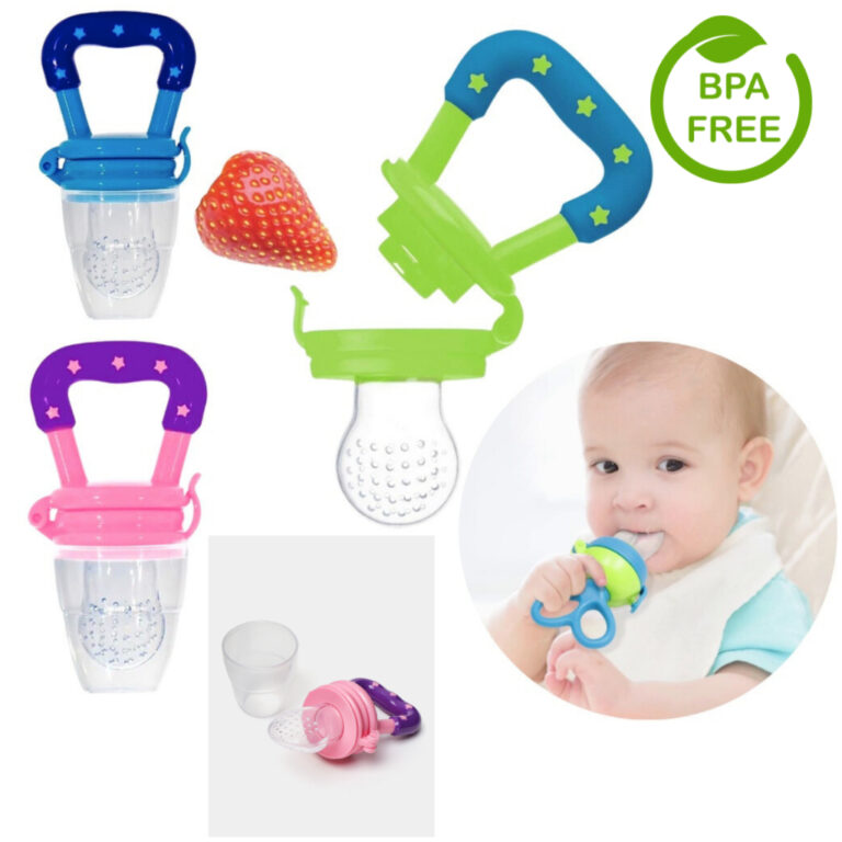 Chupeta Alimentadora Bebe Para Frutas Com Tampa Hi