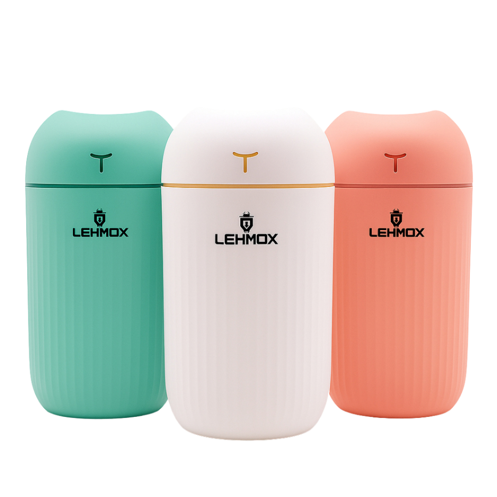 Umidificador Aromático 420ml USB com LED Silencioso Difusor de Ar Portátil
