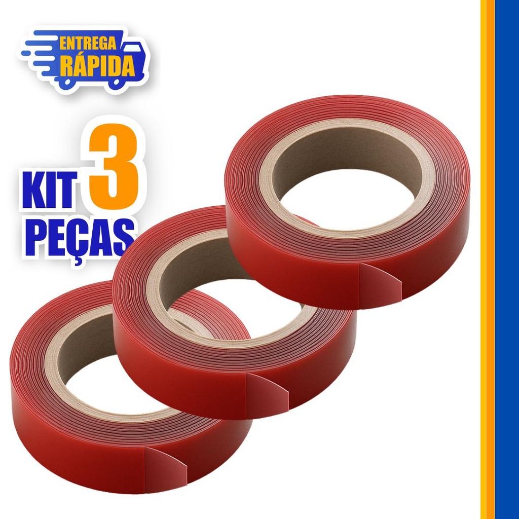 3 Fita Dupla Face Ultraforte-À Prova Dágua Para Melhoria, Eletrodomésticos 100 * 1 Cm