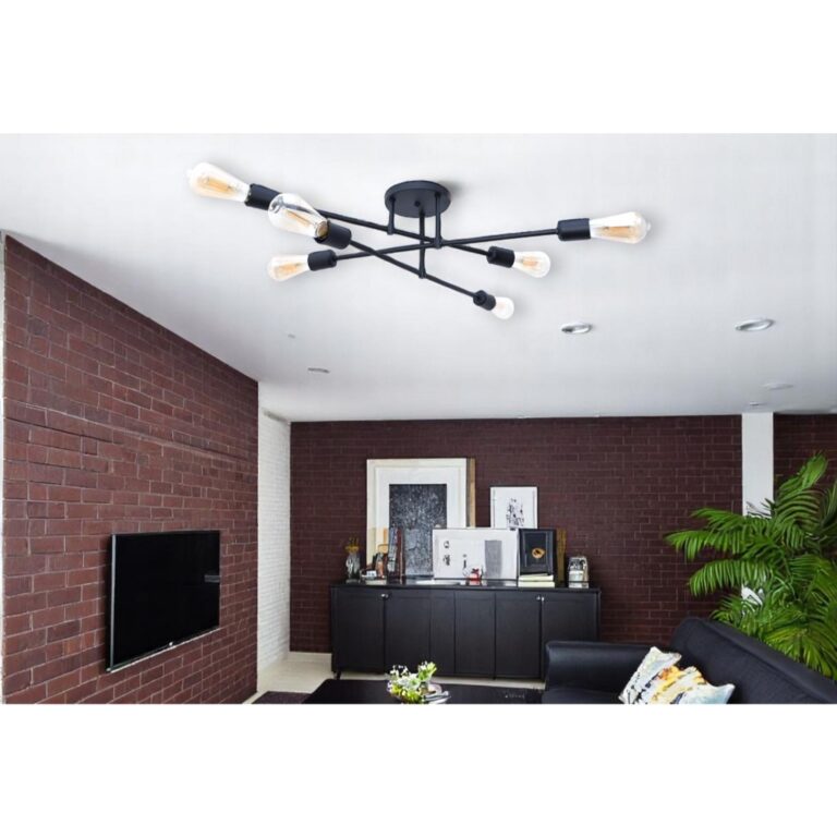 Luminária de Teto Sputnik 6 Braços Dubai Plafon 