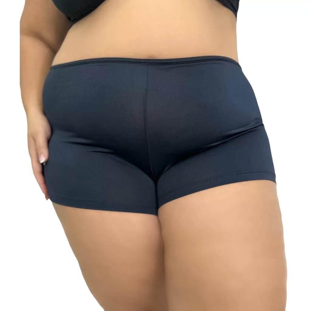 Anágua Plus Size Short Curto Íntimo Segunda Pele Lingerie Liso Feminino Short Para Saia e Vestido GJ