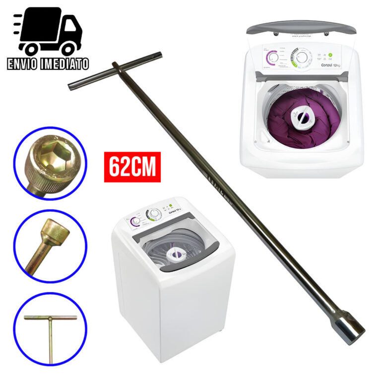 Chave T 10mm Maquina de Lavar Longa 62cm  Agitador