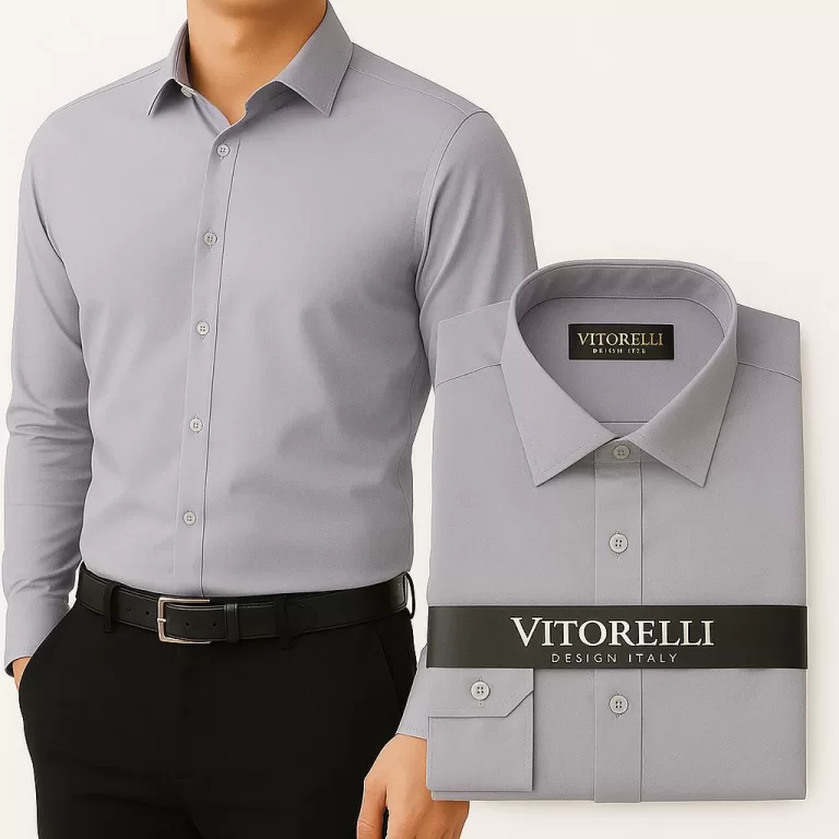 Camisa Social Manga Longa Masculina – Elegâ
