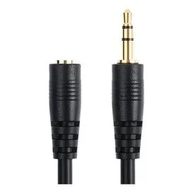Cabo P2 3.5MM Áudio E Vídeo Extensor Fone Macho 