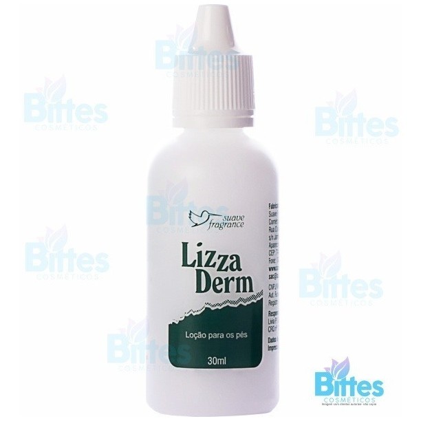 5 Loção Para Pés Suave Fragrance Lizza Derm Hid