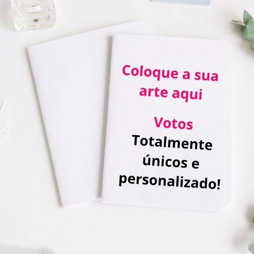 Par de Cadernos de Votos Para Casamento do Noivo e