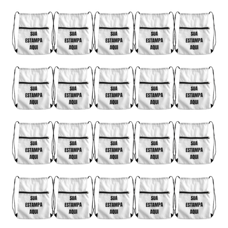 Kit 20 Mochilas Saco Coyote® Personalizadas ̵