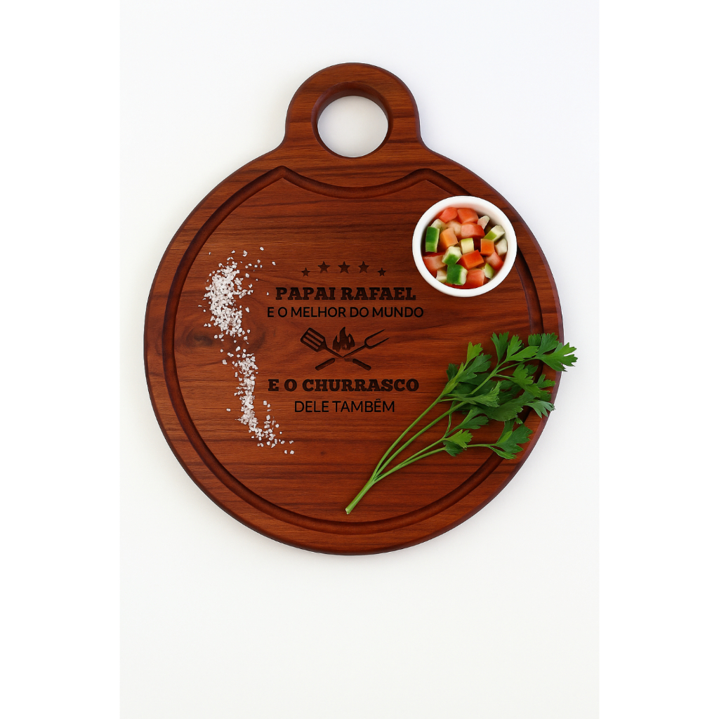 Tábua de Churrasco Personalizada Dia dos Pais