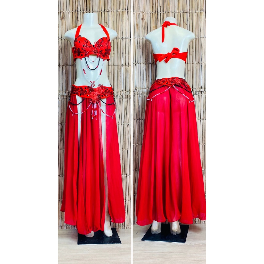 [Liquidação] Dança do Ventre Traje  Bordado Completo- Pronta Entrega – TPCL-523