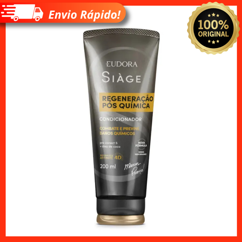 Condicionador Eudora Siàge Expert Regeneração Pós Química