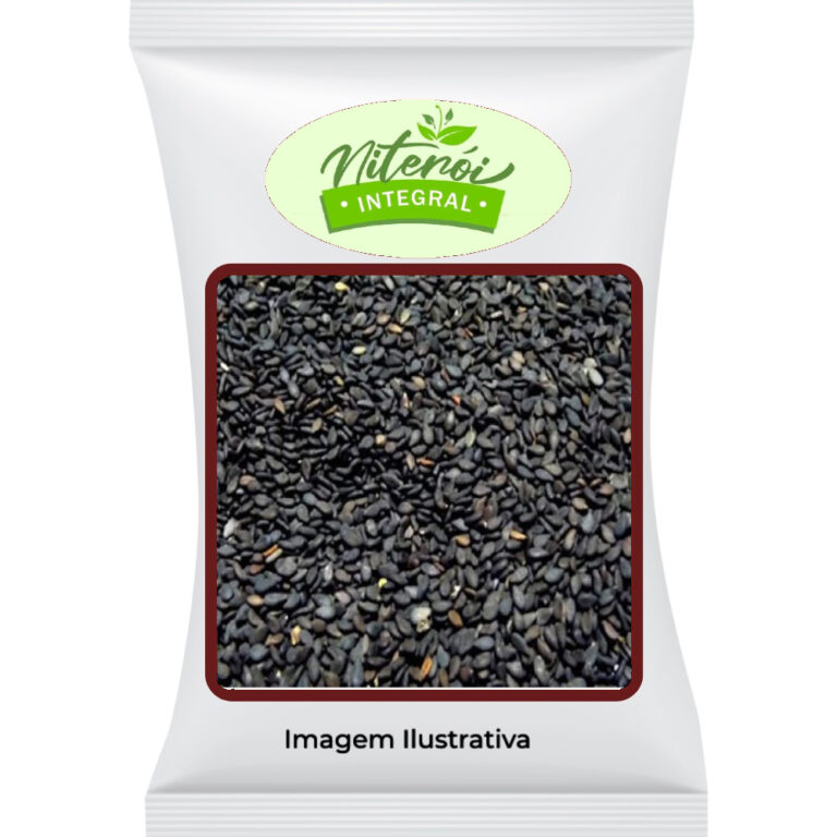 Gergelim Preto Kg – Alta Qualidade