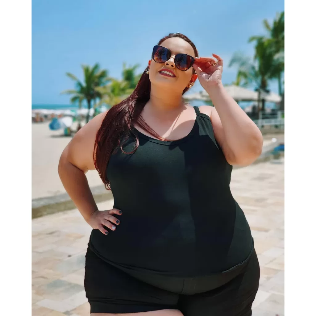 Regata Feminina Plus Size Alcinha Blusa G1 ao G5 Modelo Curve