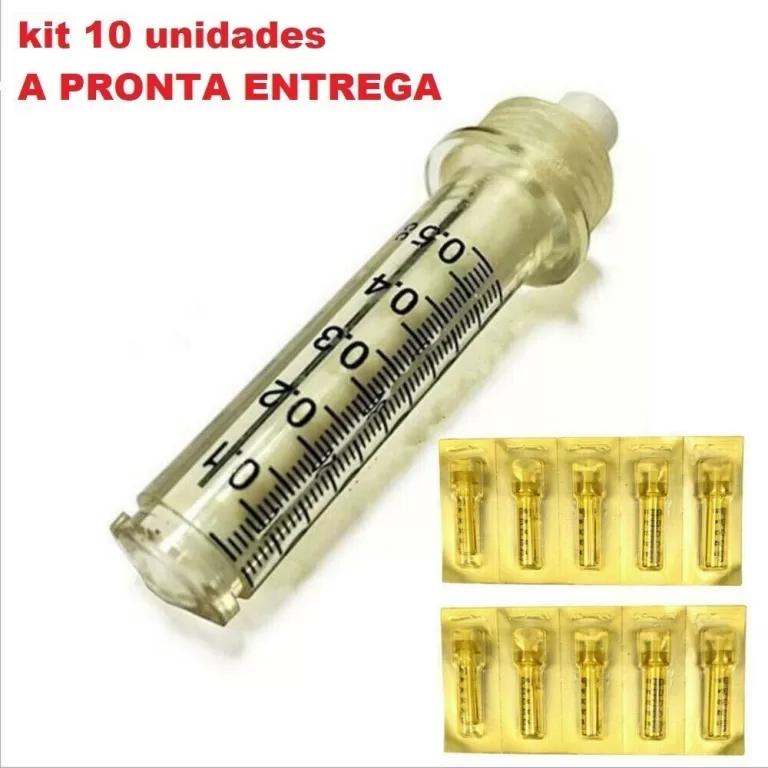 kit 10 Seringas Intradermo Pressurizada Ampola 0,5