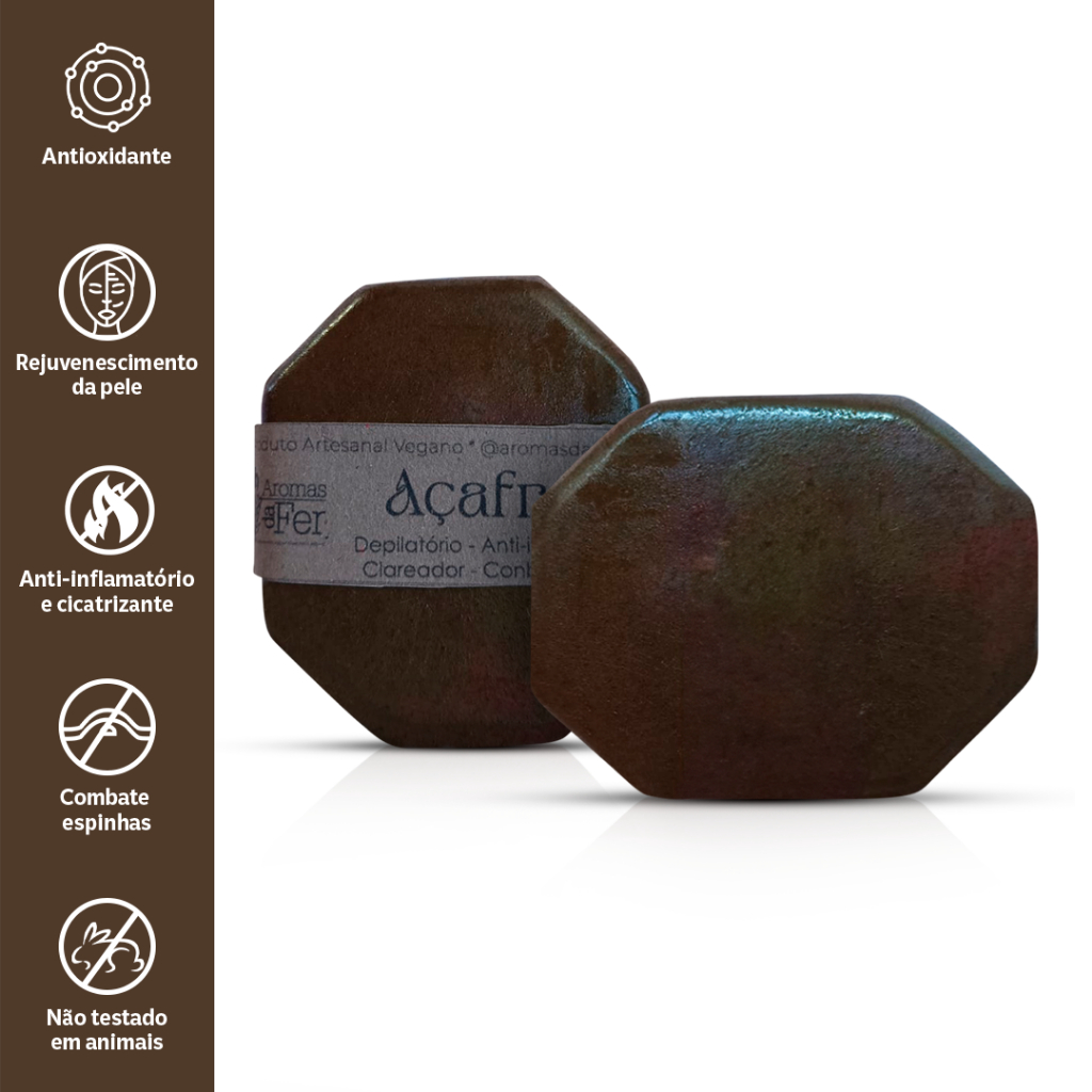 Kit Sabonete de Açafrão Depilatório e Clareador