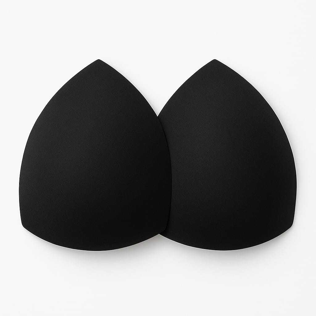 5 Pares de Bojo Triangulo PRETO Para Confecção de Top Sutiã Biquínis