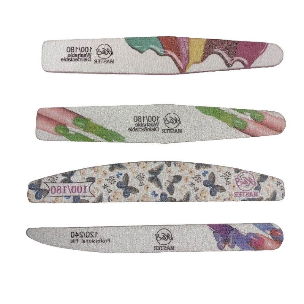 Lixas estampadas pra preparação de unhas/manicure KES Lixa Bumerangue/Faca/Caixão
