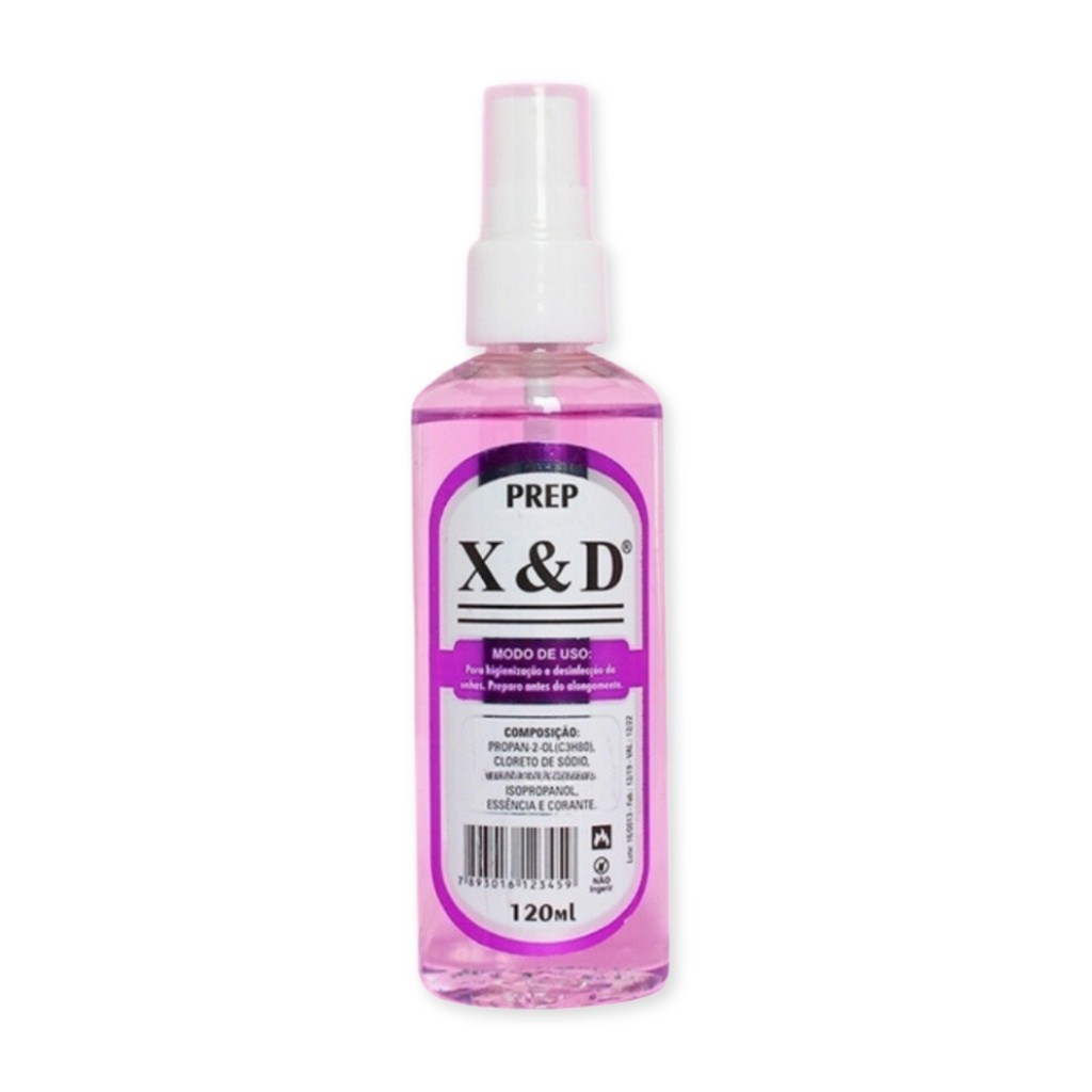 Prep XED Antibactericida pra Limpa, Protege e Higieniza 120ml e 300ml