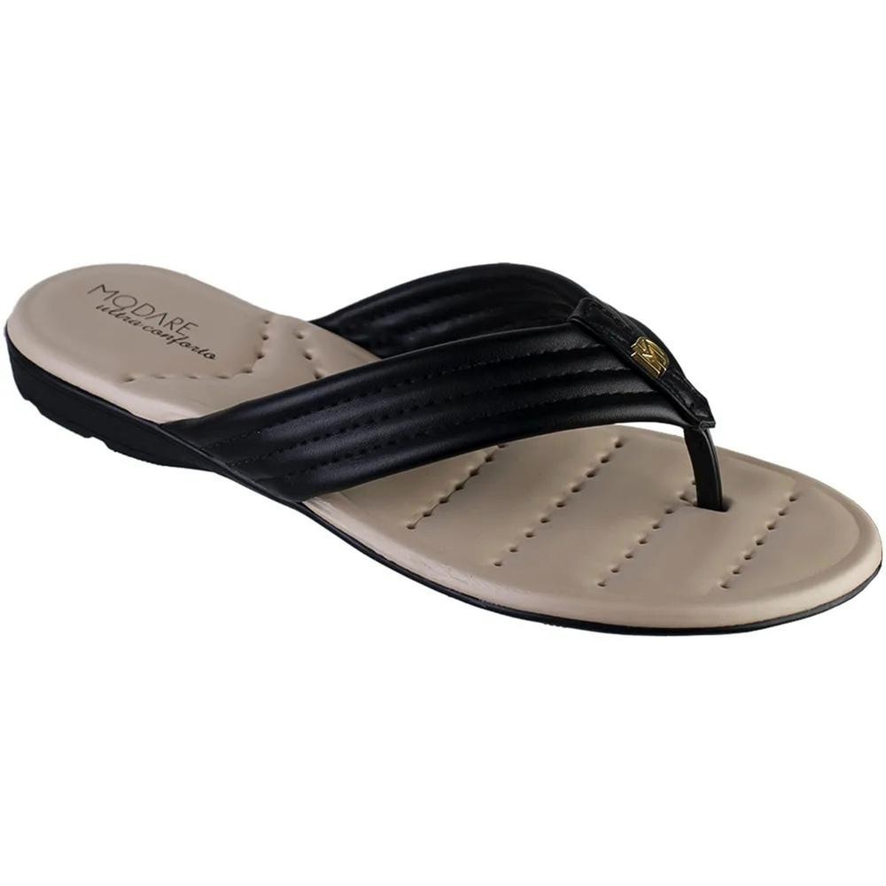 Chinelo Modare Ultra Conforto Tira Pronta Feminino – Preto