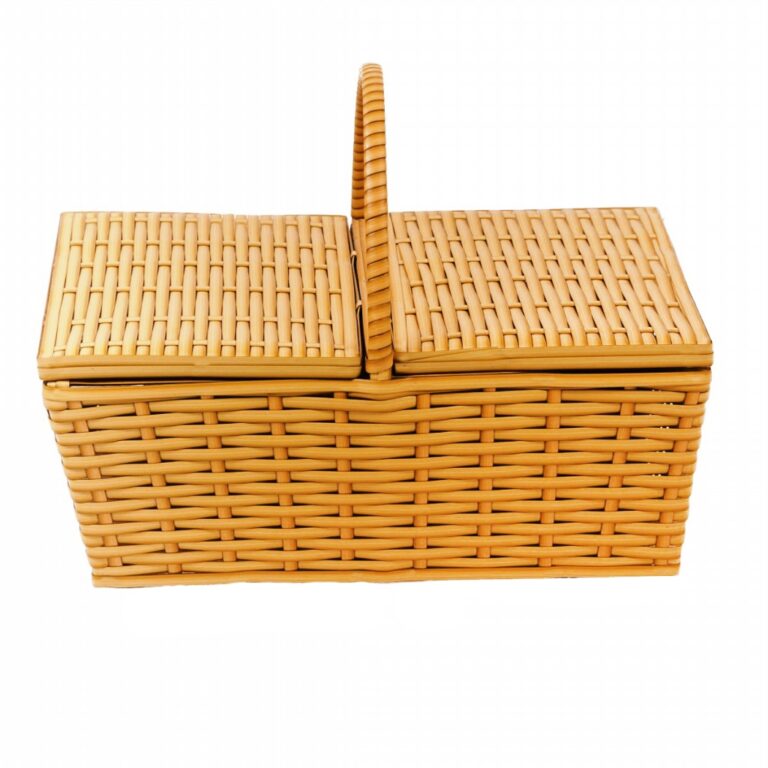 Cesta Piquenique De Fibra Sintética 42x25x16 Méd