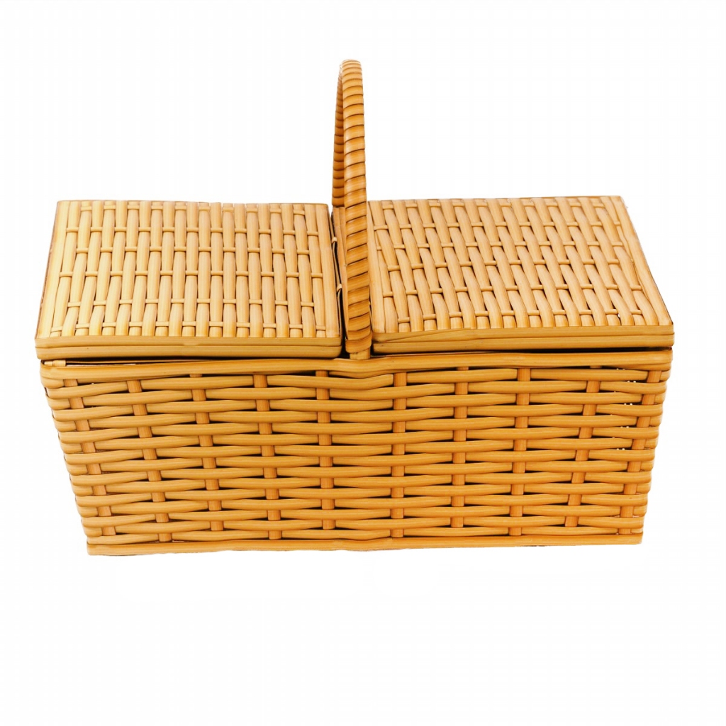 Cesta Piquenique De Fibra Sintética 42x25x16 Média