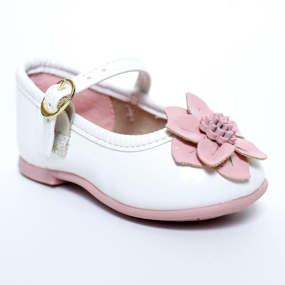 Sapatilha Infantil Molekinha Amor Menina – Branco