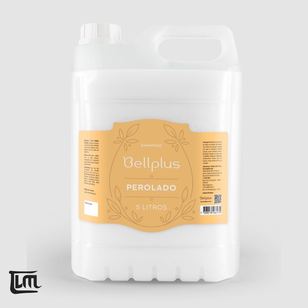 Shampoo Perolado Limpeza Profissional Econômica 5 Litros Galão Bellplus