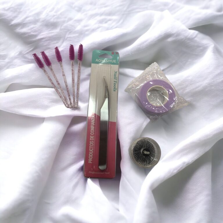 kit para extensão e alongamento para cilios