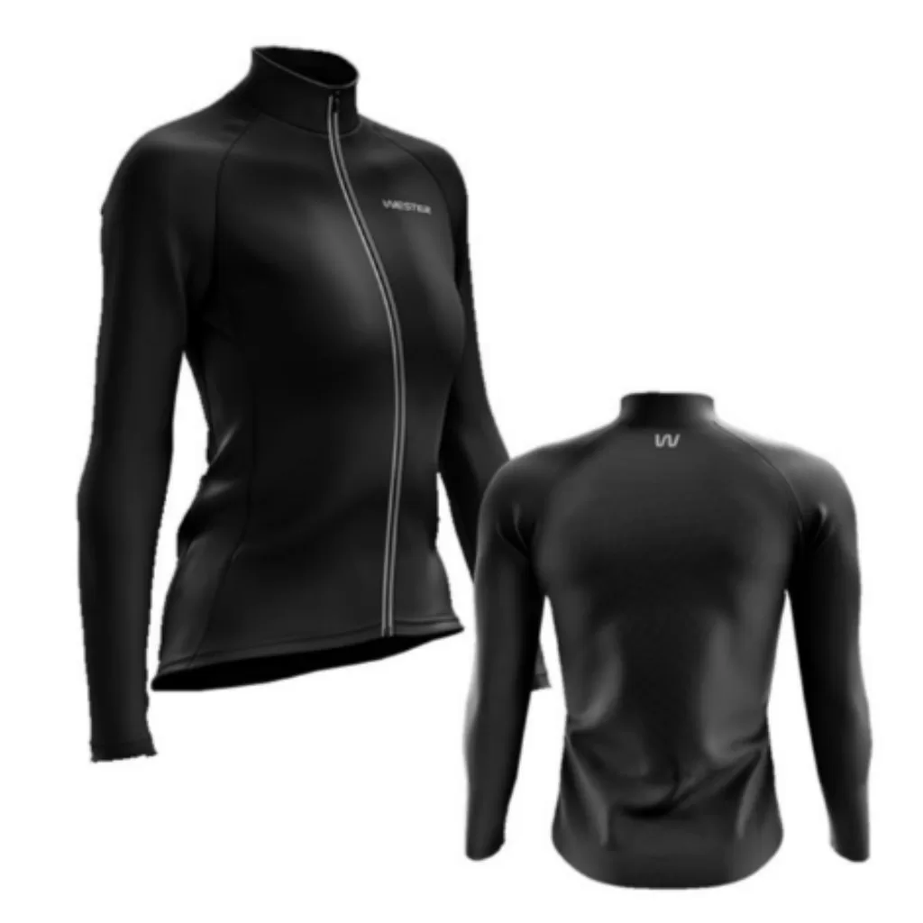 Jaqueta Moto Feminina Cortavento Com Ziper G Preta