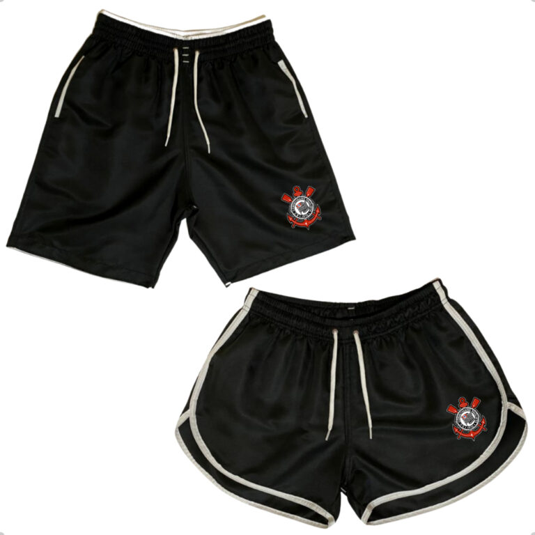 Kit Casal Shorts De Time  Shorts Casais Futebol Pa
