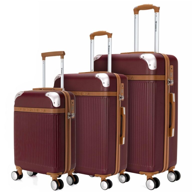Kit 3 Mala De Viagem P M G Reforçada Rígida Roda
