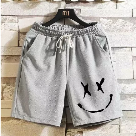 Bermuda  Estampa Carinha X Short Moletom Novo