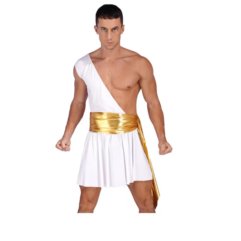 Fantasia Masculina Gladiador Romano Deus Grego Gue