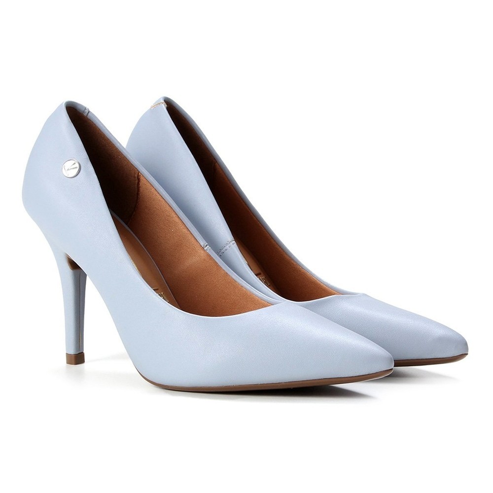 Scarpin Vizzano Pelica Fosco Salto Alto Feminino – Azul