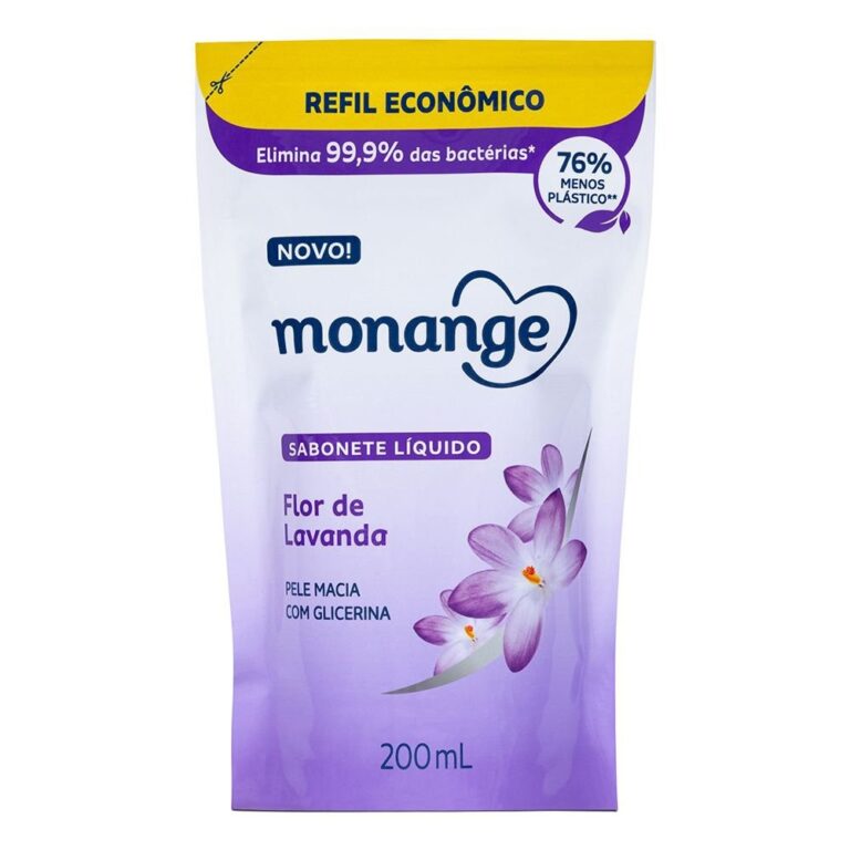 Sabonete Líquido Monange Refil Flor De Lavanda 20