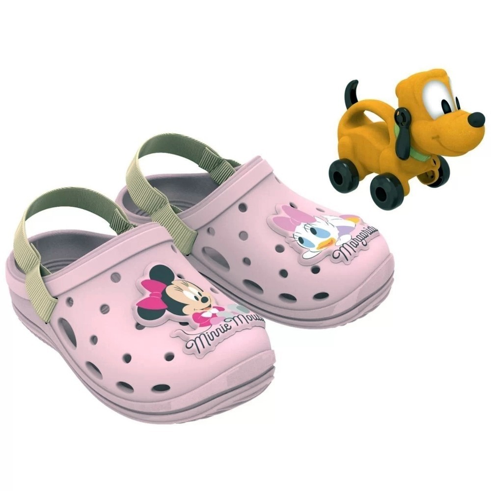 Babuche Infantil Disney Pluto Menina – Rosa