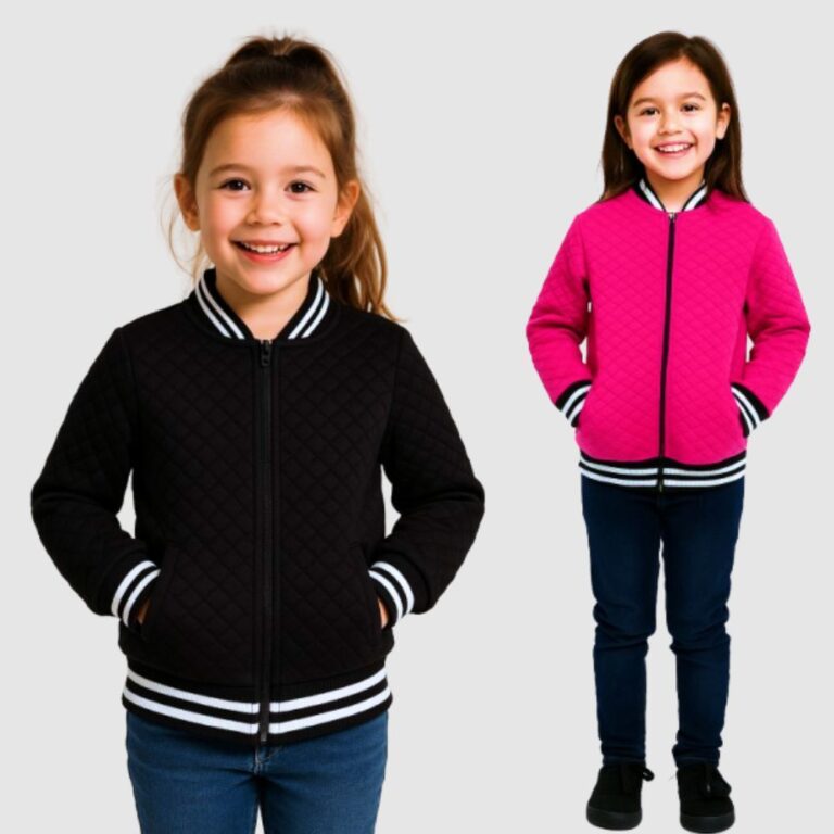 Jaqueta feminina bomber Infantil e Juvenil Menina 