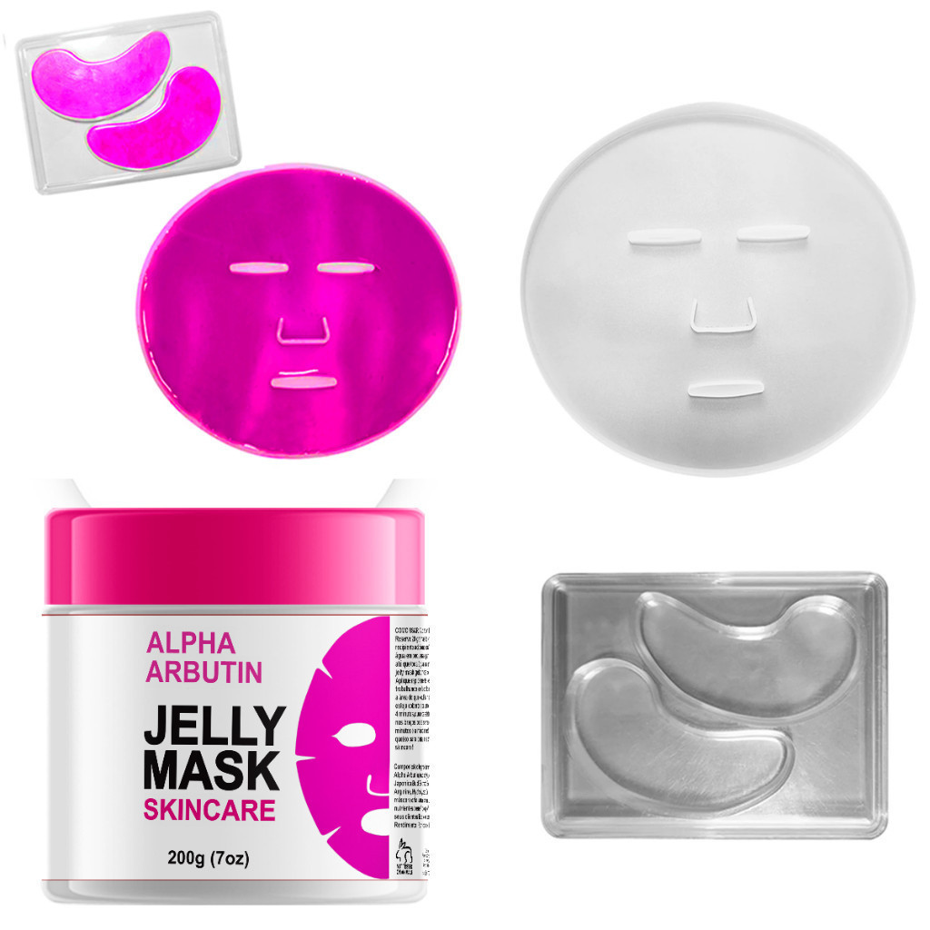 tratamento de acne jelly mascara oclusiva de ativos 1 pote + 2 moldes