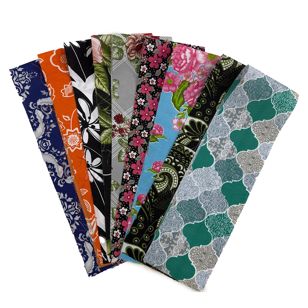 KIT COM 50 TIRAS ESTAMPADAS – TAPETES BICAO E TIRAS ARTESANATOS E PATCHWORK