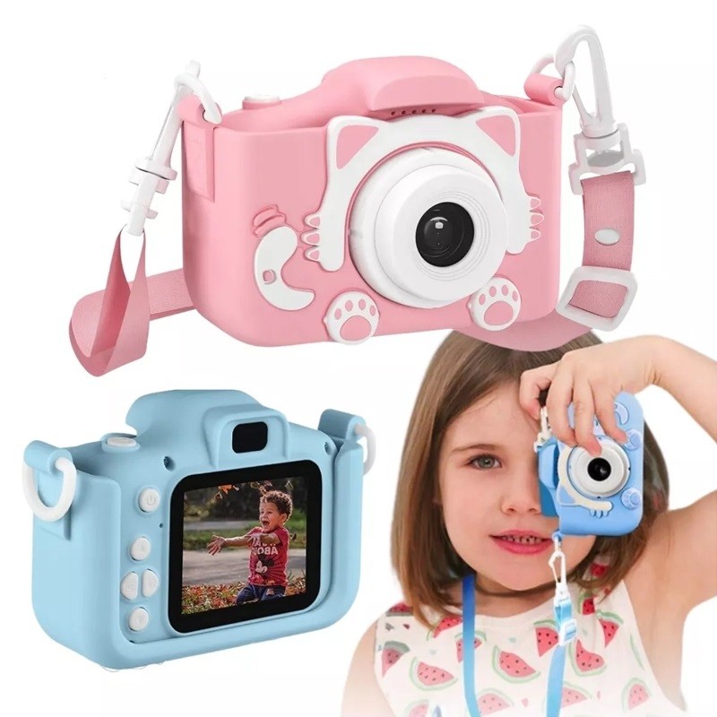 Camera Infantil Digital Filmadora Infantil Mini Maquina Fotografica Infantil Fotografa E Filma Tira